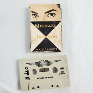 Michael Jackson – Black or White Cassette Single 1991 Epic Records
